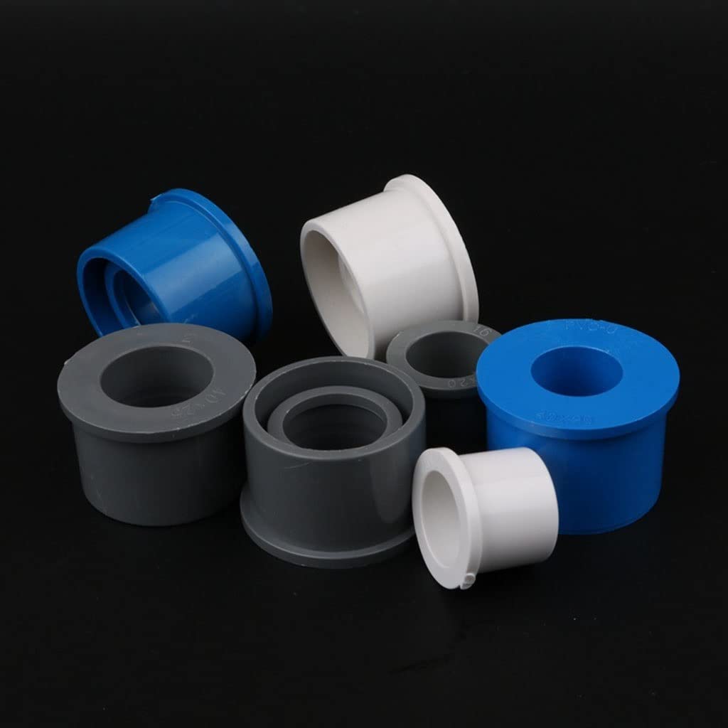 Conector de toque de manguera, Conectores reductores de tuberías de PVC, 2 uds., 20, 25, 32, 40 y 50Mm, juntas de tuberías de agua, rellenos de tuberías de PVC, casquillo de tubería de riego