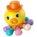 Jouets de bain pour enfants : ce de bain en forme de pieuvre permet à bébé de développer sa motricité fine et sa préhension pendant son bain