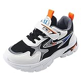 Zapatos para niña y niños, zapatillas de deporte de malla transpirables, ligeras, con suela antideslizante, suela suave, zapatos de interior, flexibles, anticolisión, zapatillas básicas, Negro , 34