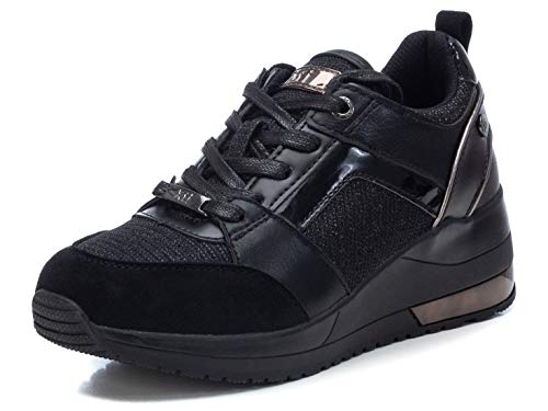 XTI 44525, Scarpe da Ginnastica Donna, Nero, 38 EU...