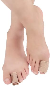 DEAVER Big Toe Protector,Toe Separators for Bunion Relief,Tube Sleeve,Silicone Gel Hallux Valgus Corrector,Tube Spacer,Great Bent Toes Overlapping