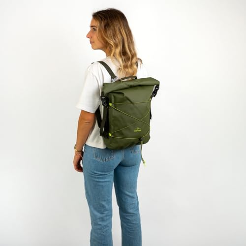 Miniatura 8 de Johnny Urban Bolsa Impermeable Grande Verde - Myles - Bolsa Estanca 20l - Mochila Acuatica Para Mar Y Playa - Accesorios Para Piscina, Sup, Canoa, Kayak, Barca - Waterproof Dry Bag