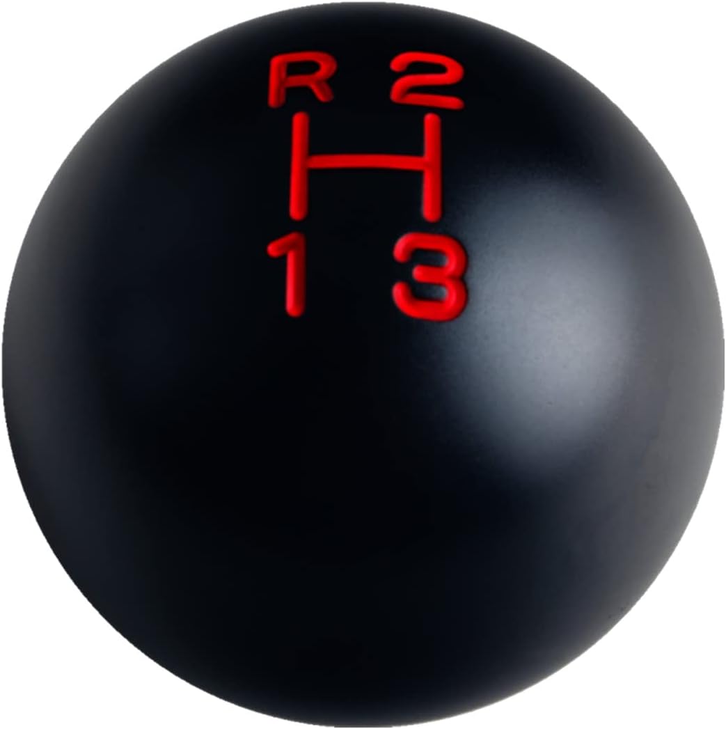 DEWHEL 3/8"-16 Manual Shift Knob 3 Speed Pattern Aluminum Compatible with Hurst Chrome Shifter Sticks