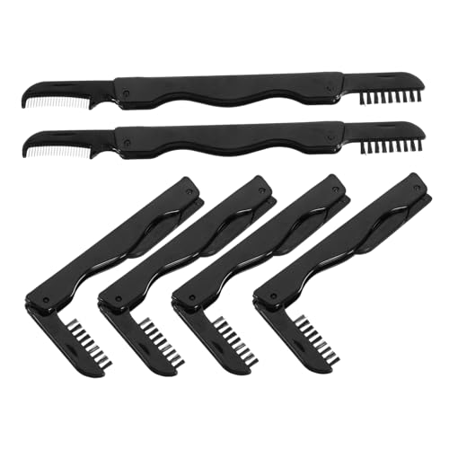 Healeved 6 Pack Eyebrow Brush Comb Soft Bristles Stylish Compact for Women Perfect Present