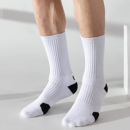 Yoicy 5Pack Men's Cushioned Performance Sport Socks Basketball Compression Athletic Socks For Running Training #TOP3