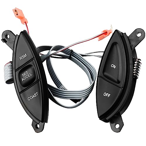 image for A-NAFTULY Steering Wheel Cruise Control Switch Button Kit Replacement 