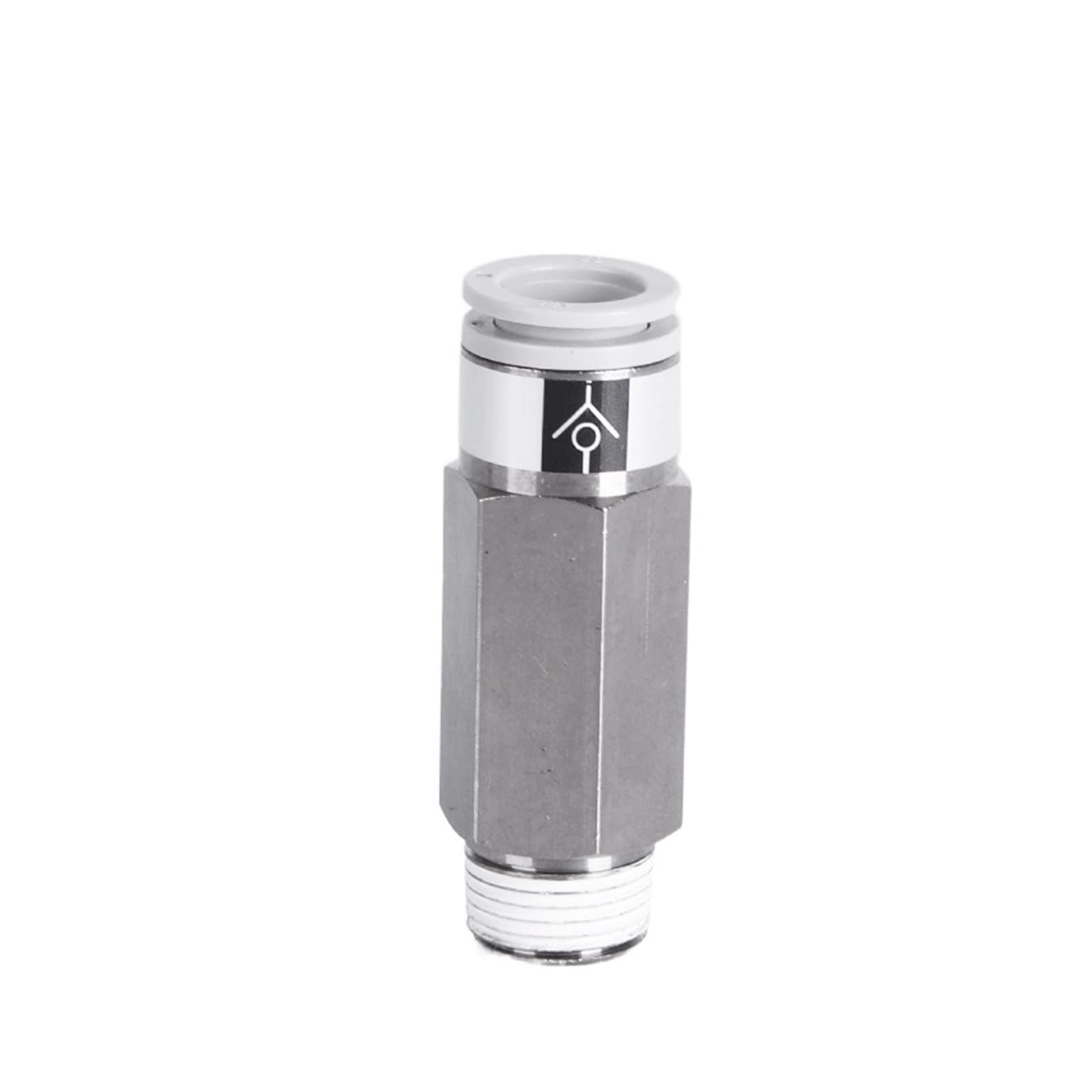Clapet anti-retour pneumatique AKH08B-01S avec raccord rapide de tuyau d'air