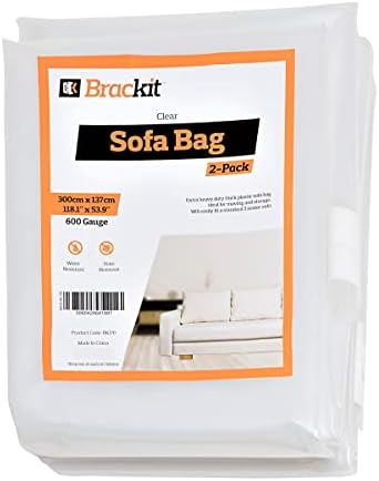 Sofa Protector Bag Cover  600g for up to a 3-Seater Sofa  300cm x 137cm  2 Pack