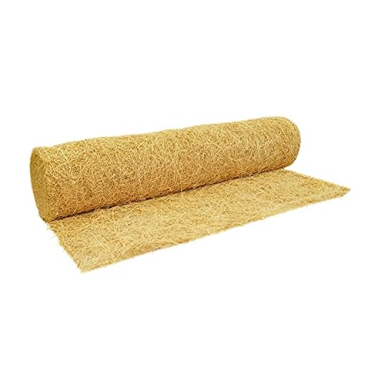 American Excelsior Curlex Erosion Control Blanket Landscape Roll with Biodegradable Staples 2-1/2'x50'