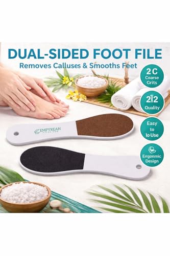 Empyrean Grinder Foot File | Made in USA | Black 080/100 Gold Grit | Callus Remover | Disinfectable Washable Reusable | 1 Piece