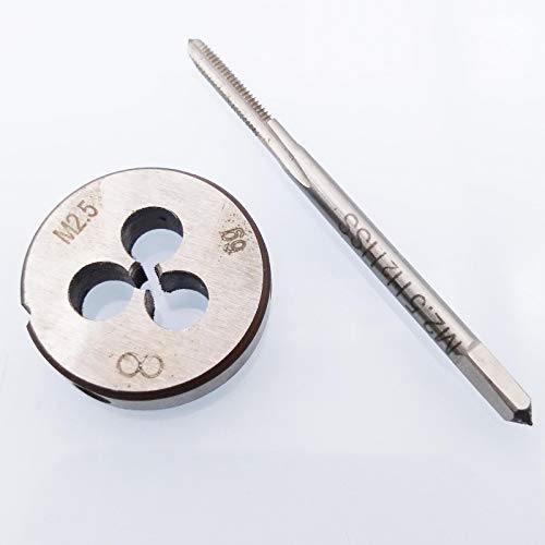 HSS M2.5 x 0.45mm Tap & M2.5 x 0.45mm Die Metric Thread Right Hand miniatura 2