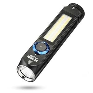 Sofirn IF23PRO Led Taschenlampe USB C Aufladbare 5000 Lumen Extrem Hell Taschenlampen Superhelle EDC Taschenlampe mit RGB-Magnet für Suche Wandern Camping