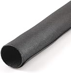 MGI SpeedWare Poignée de fils à manches multiples tissées en mailles pour une harnais automobile à haute température et une gestion de câble à domicile - 25 pieds, 1/2" (13mm)
