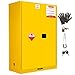 70 Gal-70''x45''x20'' Flammable Safety Cabinet, Galvanized Steel, Adjustable Shelf Flammable Cabinet for Commercial Industrial and Home Use