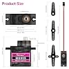 2PCS MG90S 9g Micro Servo Motor Metal Gear for RC Robot Car Plane Helicopter Mini Servos for Arduino Project