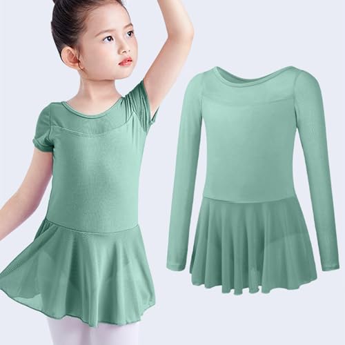 Lmdudan 4-17Y Girl's Ballet Leotards Toddler Ballet Dance Activewear Dress Skirted Gymnastics 2025 Summer Flowy Dresses3