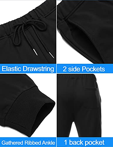 COOFANDY Men's Hoodie Tracksuit 2 Piece Slim Fit Sweatsuit Sets Casual Jogging Athletic Suits
