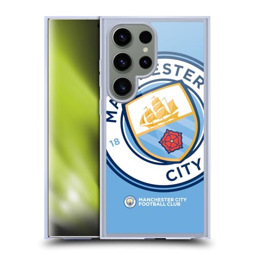 Coque Samsung S24 Ultra MagSafe Manchester City FC insigne officiel Man City gel