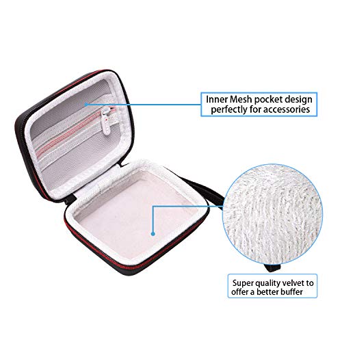 Ltgem Eva Hard Case For Jbl Go 2 & Jbl Go Portable Wireless Bluetooth Speaker - Travel Protective Carrying Storage Bag(Black+Grey) #TOP3