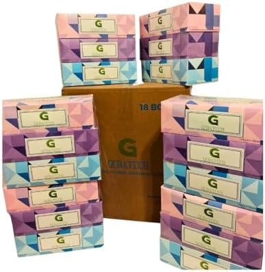 Geratech Facial Tissue Paper 2Ply| 140 Sheets per Box × 18 Boxes | Soft, Thin, Allergy-Free Tissue Box – Car Tissue, Home & Office Use | Mouchoirs Jetables, Boîte de 140 Feuilles| 2520 Total Tissue