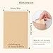Ecoofor 50 Sheets Moleskin Tape for Feet,Moleskin Padding for Feet Blister Prevention, Moleskin Tape for Reducing Metatarsal, Heel, and Toe Pain from Friction
