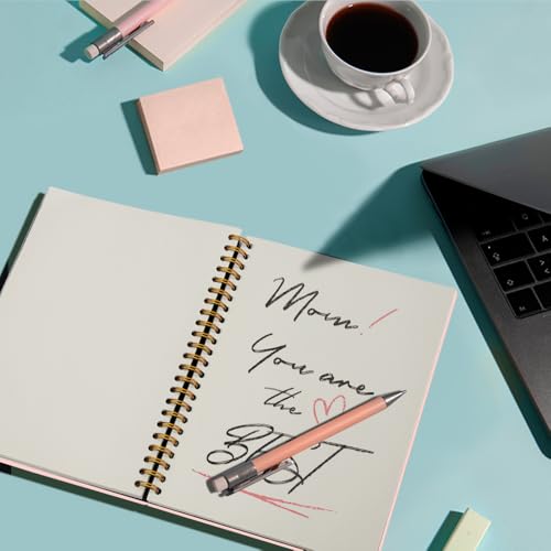 Carnet de notes rose à spirale : résolvez le manque de place avec 160 pages