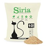 Siria 10L-Bolsa DE Prueba-Arena para Gatos Vegetal y Aglomerante