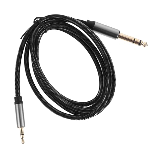 Cable de audio 3,5mm a 6,35mm GOOHOCHY para conectar la computadora al amplificador