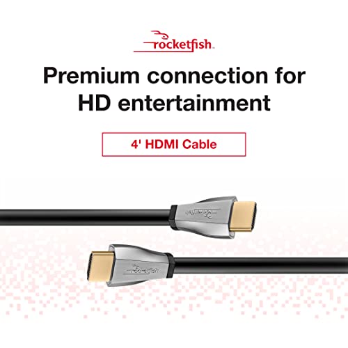 Câble HDMI de 1,2 m 18 Gbit/s pour relier décodeur et TV