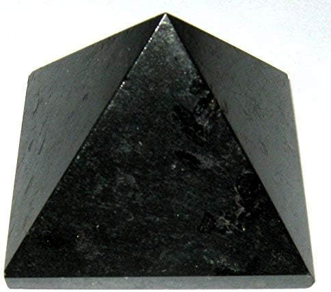 84 Grams black tourmaline feng shui pyramid crystal healing bagua vaastu reiki home office gift