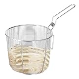 Cesta de servicio – Cesta de drenaje, cestas de drenaje para freír | Cesta de freír, juego de cestas de comida rápida para patatas fritas, camarones, pasta y patatas fritas