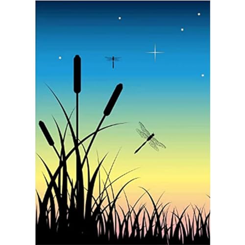 Kit Broderie Diamant 5D Ciel Bleu 80x120cm Peinture Grand Format