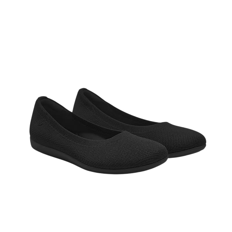 VIVAIA Round-Toe Flat (Claire Walker) Women Comfortable Slip On Ballet Flats Ladies Leather Flats Shoes