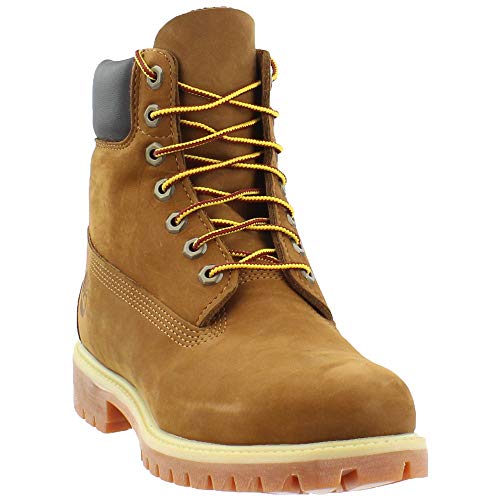 Timberland Men's 6 Inch Premium Waterproof Boot, Rust Nubuck, 13 M US