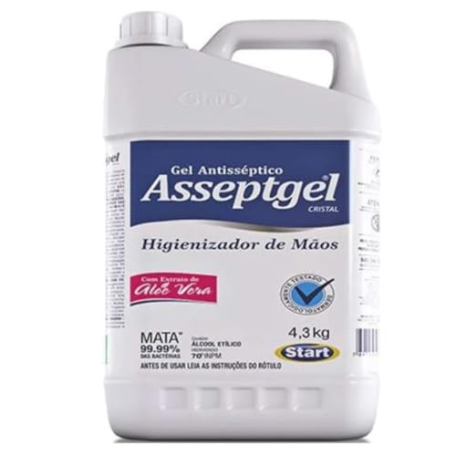 Alcool Gel Asseptgel Cristal Bactericida 70 Inpm 5L