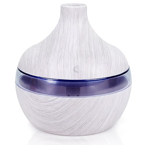 300ml Essential Oil Diffusers, Aromatherapy Diffuser Oil Humidifiers for Home, Aroma Diffuser for Room, Vaporizer Humidifier Oil 7 Colors LED Light Room Fresheners for Home (White) 300ml Essential Oil Diffusers, Aromatherapy Diffuser Oil Humidifiers for Home, Aroma Diffuser for Room, Vaporizer Humidifier Oil 7 Colors LED Light Room Fresheners for Home (White)