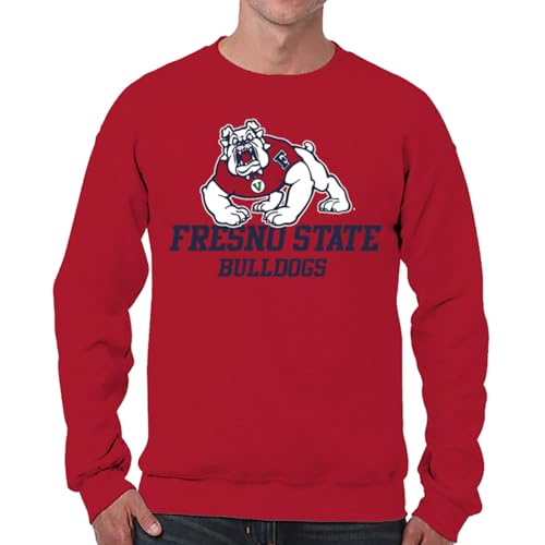 Image of NCAA College Sweatshirt Fleece Crewneck Pullover for Men and Women | Officially licensed NCAA college gameday crewneck pullover - 9 oz fleece lined sweatshirt with arch and logo design