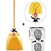 Produktbild Donald Trump Toilettenbürste, Toilettenpapier, lustiger politischer Gag Neuheit Artikel (Halter im Lieferumfang enthalten)