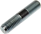 Dorman 610-0464.5 1/2-20, 1/2-13 Double Ended Stud 1/2 in. - Knurl, 2.375 in. Length, 5 Pack
