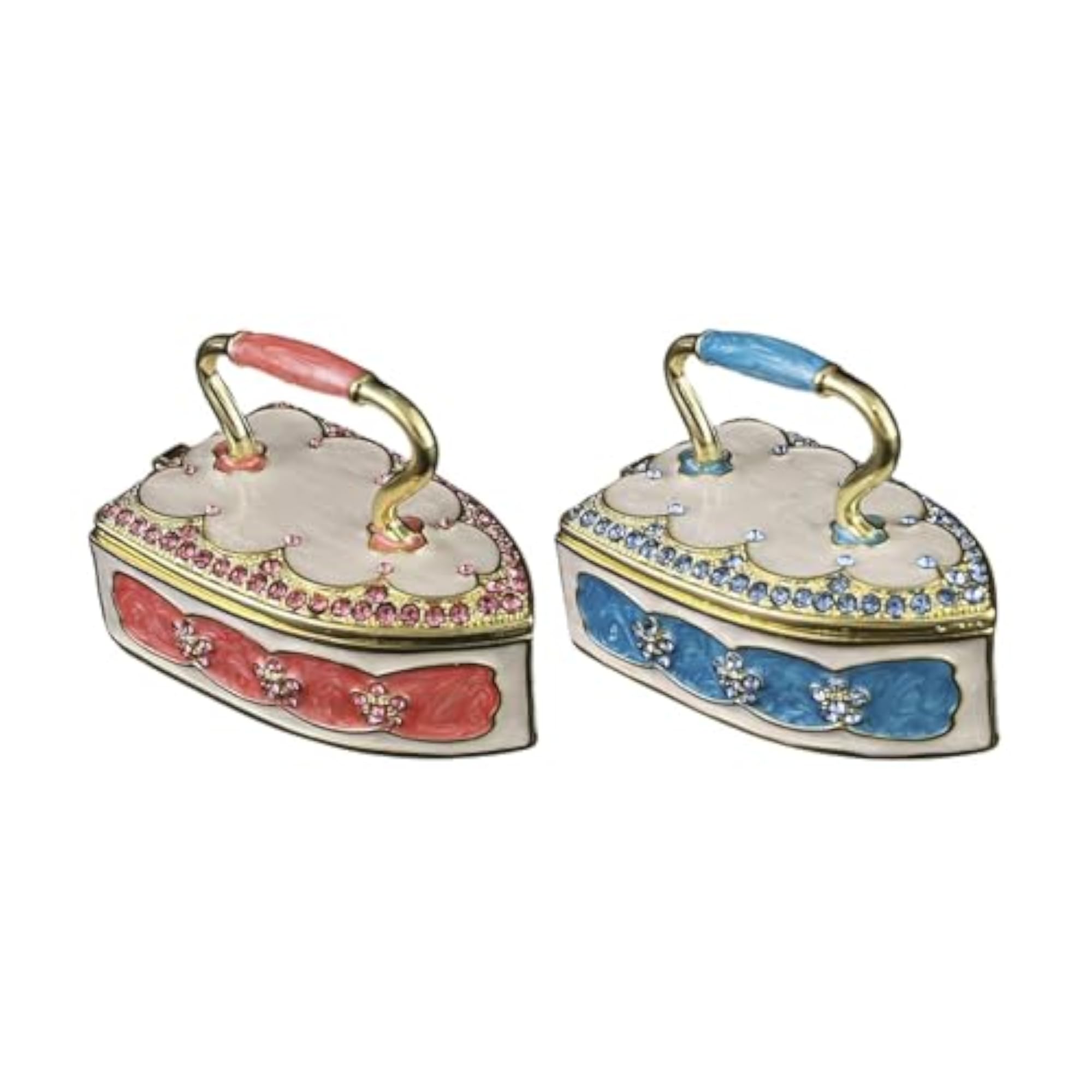 Enameled Trinket Box Decor Sturdy Birthday Present