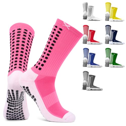 Image of Lux Dual Grip Soccer Socks for Men & Women - DualGrip Engineered for Performance & Comfort - Anti-Slip Grip Socks for Soccer