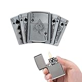 Lighter Holder Belt Buckle-Hidden Kerosene Lighter -Western Cowboy Skull Buckle Belt Buckles (F)