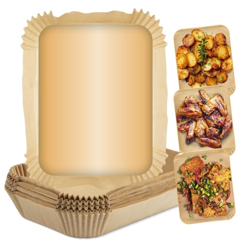 GOURMETmaxx Backpapier für Heißluftfritteuse, 3 bis 5 Liter | Backpapierschale – antihaftbeschichtet & ölbeständig… – Ansicht 1