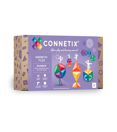 Connetix Rainbow Shape Expansion Pack, 36 Pieces