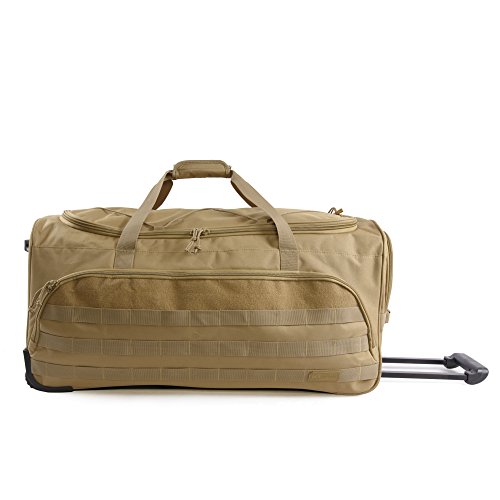Highland Tactical Squad Rolling Duffel, DESERT, One Size
