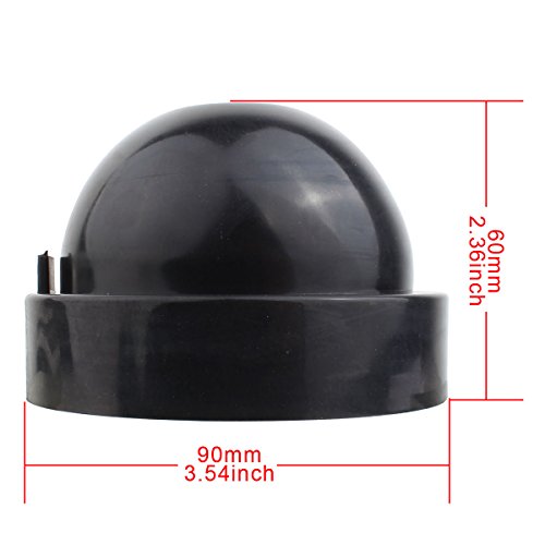 Tomall 85Mm 3.35Inch Rubber Seal Dustproof Covers For Led Headlight Conversion Kit #TOP2