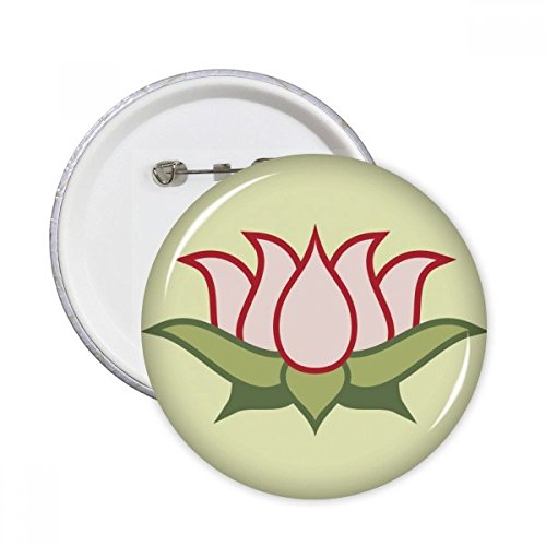 Badge bouton Lotus Bouddhisme Chine pour masquer un accroc de vêtement