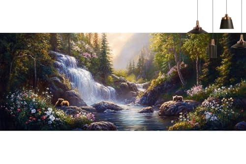 Kit Broderie Diamant Cascade Forêt | 5D Point de Croix - 2