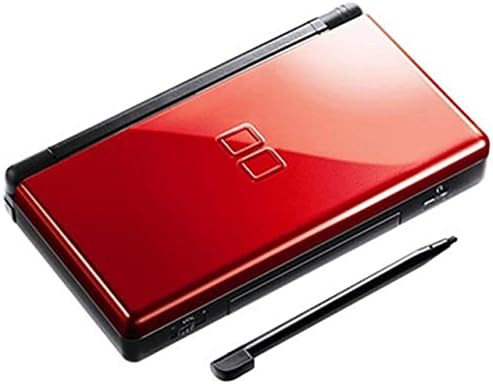 Nintendo DS Lite - Crimson Red & Black (Renewed)