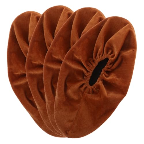 BESPORTBLE Non Slip Shoe Covers for Bowling Washable Shoe Protector 2 Pairs for Home Indoor Carpet